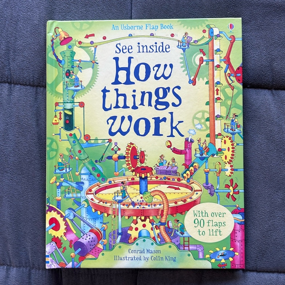 Usborne Flap Book “See inside How things work” (Original 2009 publication)